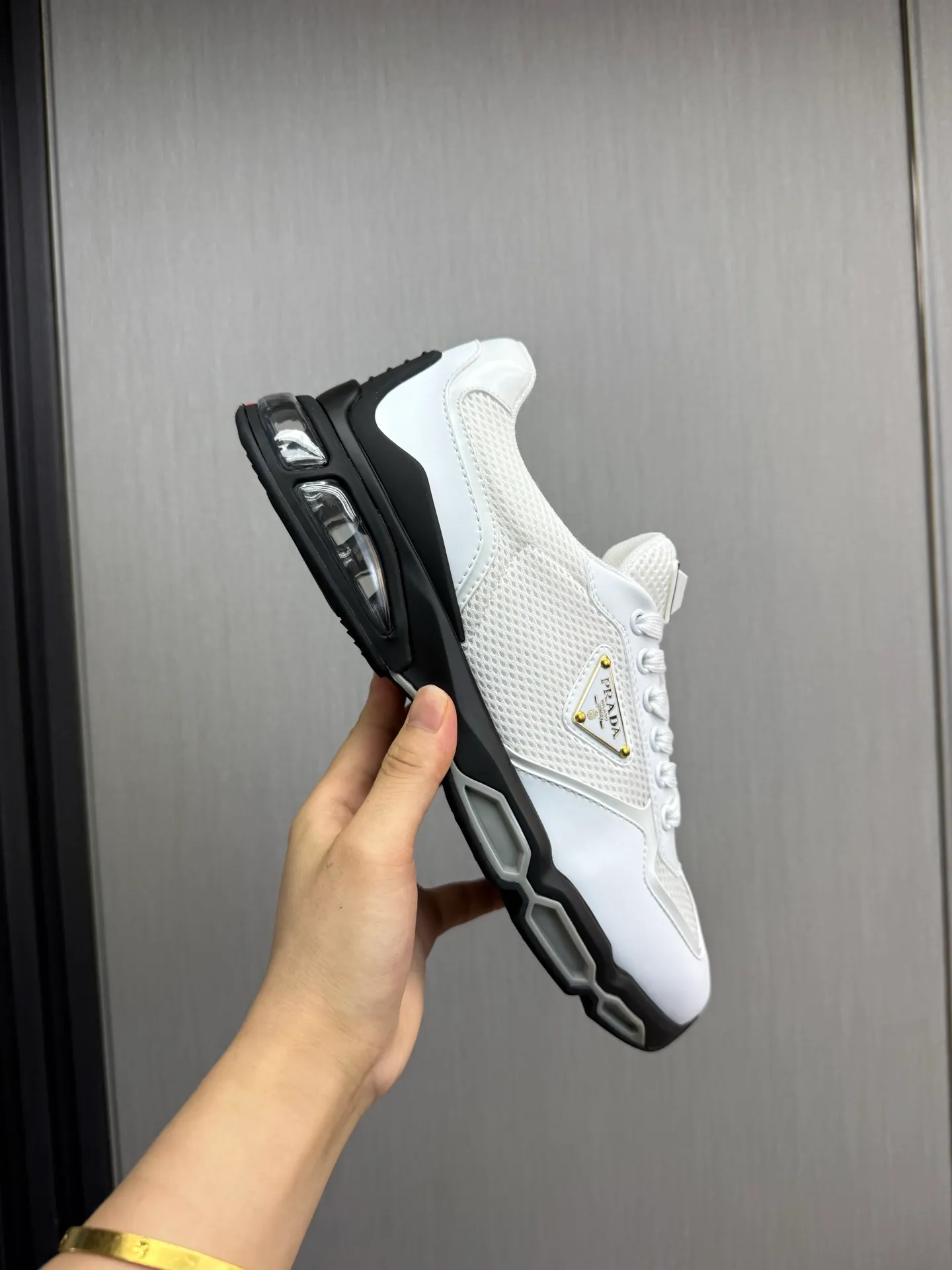 Men's shoes 💰660💰 [PRADA] Men's shoes are popular in the counter, high-quality shipments ✔️Official website synchronization, original imported cowhide with comfortable mesh + cowhide lining, 1⃣️:1⃣️reproduction, original factory air-cushioned original sole, 38-45